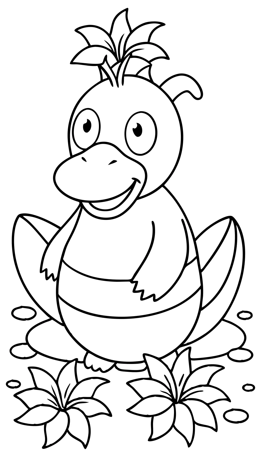 psyduck coloring pages